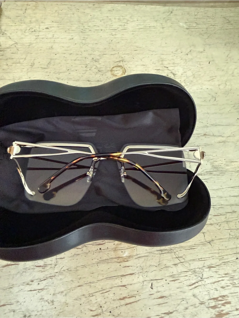 Carrera Rimless Sunglasses with Brown Gradient Lenses NEW